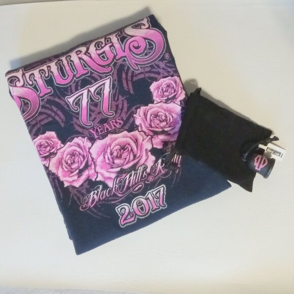 2017 Sturgis Ladies Vee Neck Tee w/Bonus - Picture 10 of 12